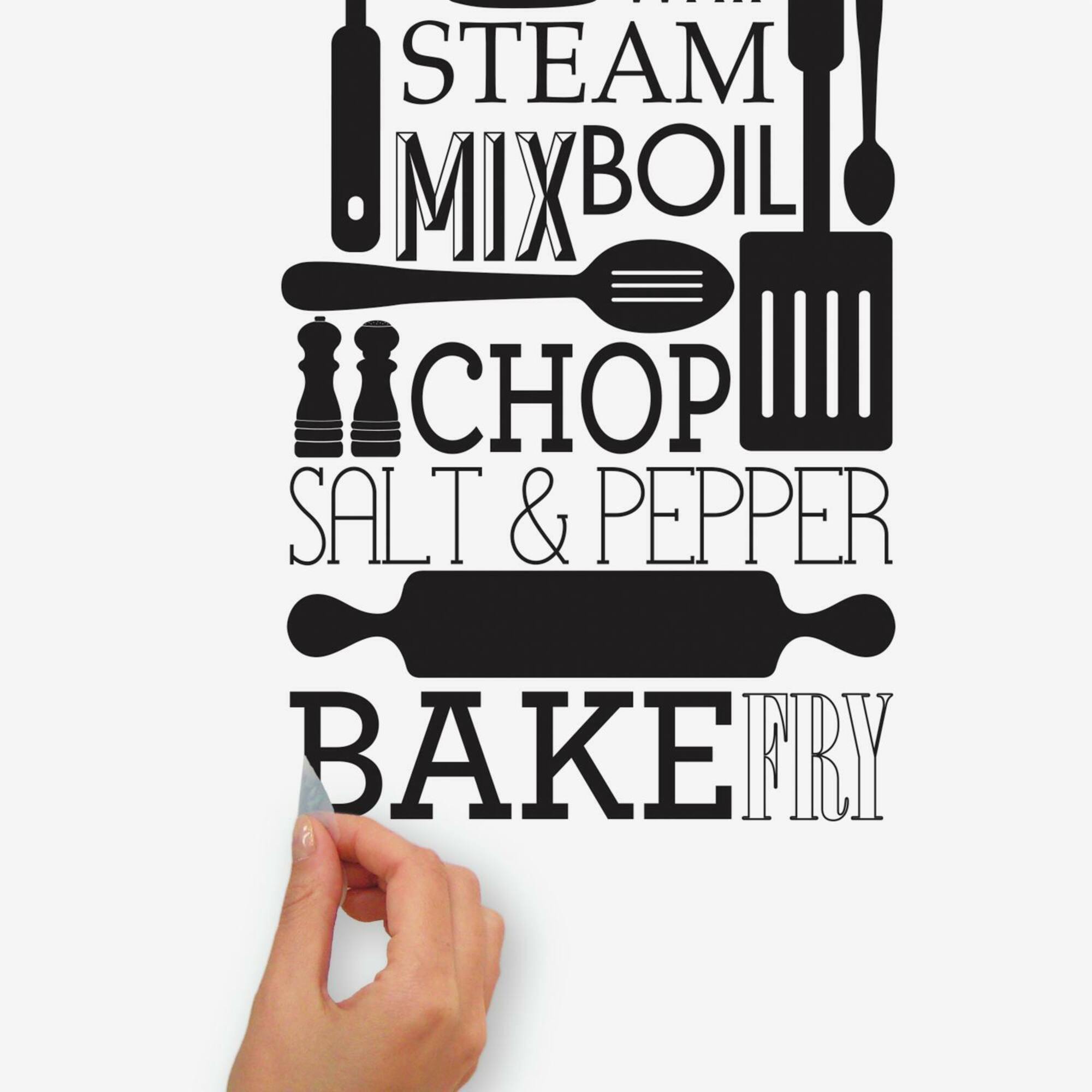 RoomMates Cooking Conversions Peel & Stick Wall Decals